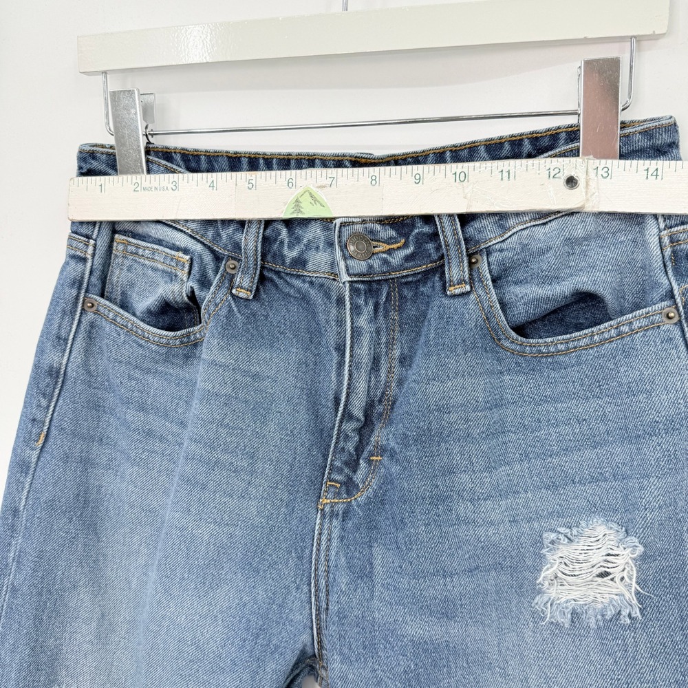 Hidden Los‎ Angeles Raw Hem Straight Leg Jeans Women 29 Grunge Festival Indie - Picture 4 of 9